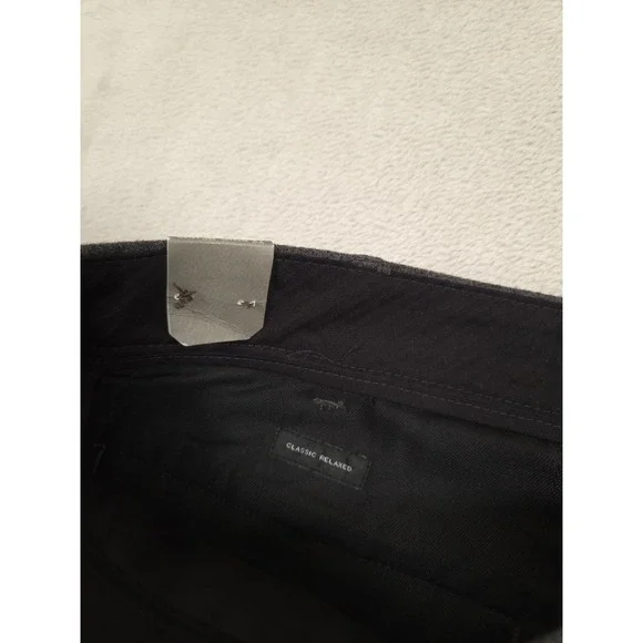 New J Crew Wool Blend Pants Mens 38x32 Classic Relaxed Fit - Picture 7 of 8
